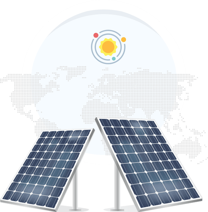 Solárna energia poháňajúca celý svet